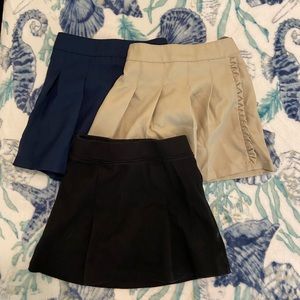 Three uniform skirts size 6